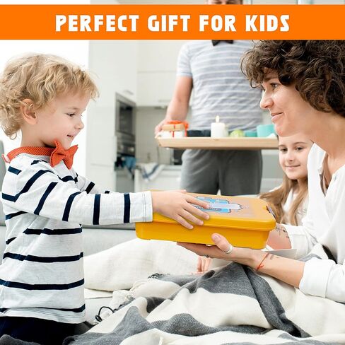 مجموعة أدوات الأطفال - لعبة بناء اللعب التظاهري مع حزام أدوات ومثقاب كهربائي، تعلم الأطفال الصغار باستخدام الحفار، تطوير المهارات الحركية الدقيقة، مجموعة أدوات للأولاد الذين تتراوح أعمارهم بين 3 و4 و5 و6 و7 سنوات in Kuwait