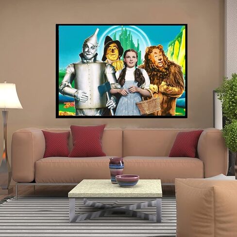 5D DIY Diamond Painting by Number Kits Wizard of Oz 16X20 Inch for Adults and Kids, Round Full Drill Rhinestone Cross Stitch Mosaic Art for Home Wall Decoration and Gift Option. in Kuwait