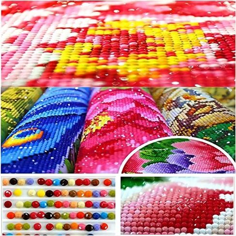 5D DIY Diamond Painting by Number Kits Wizard of Oz 16X20 Inch for Adults and Kids, Round Full Drill Rhinestone Cross Stitch Mosaic Art for Home Wall Decoration and Gift Option. in Kuwait