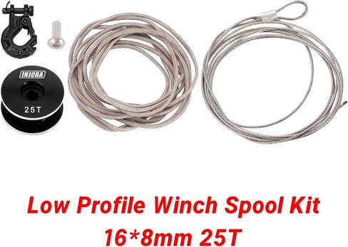INJORA 25T Servo Winch Coil for RC Crawler Car Boat Model in Saudi Arabia