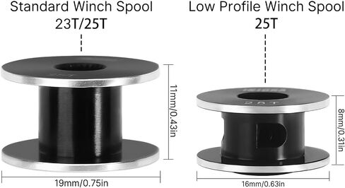 INJORA 25T Servo Winch Coil for RC Crawler Car Boat Model in Saudi Arabia