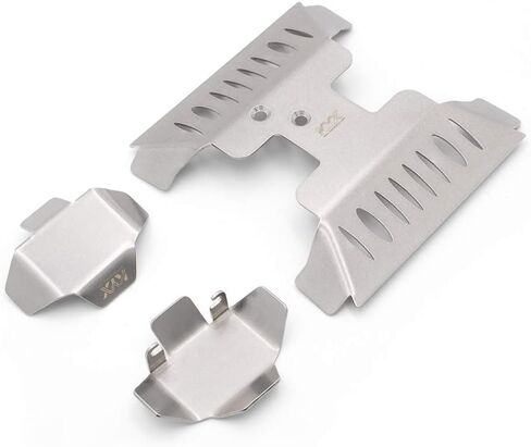 KYX Racing Stainless Steel Axle Protective Plate Frame Protector Chassis Guard Board Upgrades Accessories for RC Crawler Car Axial Capra Unlimited Trail Buggy UTB in Saudi Arabia