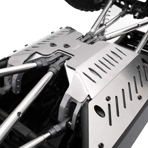 KYX Racing Stainless Steel Axle Protective Plate Frame Protector Chassis Guard Board Upgrades Accessories for RC Crawler Car Axial Capra Unlimited Trail Buggy UTB in Saudi Arabia
