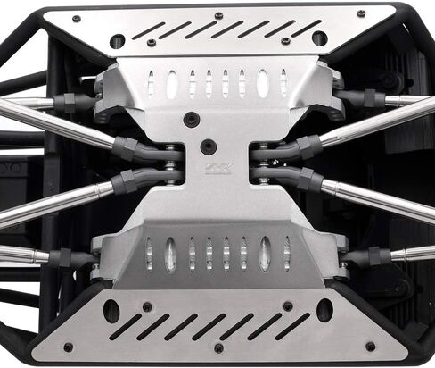 KYX Racing Stainless Steel Axle Protective Plate Frame Protector Chassis Guard Board Upgrades Accessories for RC Crawler Car Axial Capra Unlimited Trail Buggy UTB in Saudi Arabia