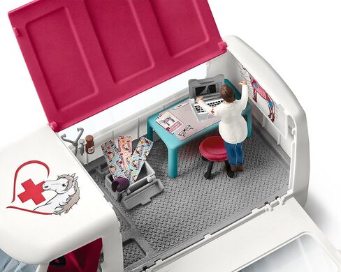 Schleich Horse Club Toys for Girls and Boys, Vet Visit in The Stable Horse Set with Accessories, 39 Pieces, Ages 5+ in Saudi Arabia