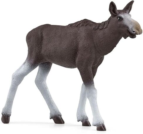 SCHLEICH 42603 Moose with Calf National Geographic Wild Life Toy Playset for Children Aged 3-8 Years in Saudi Arabia