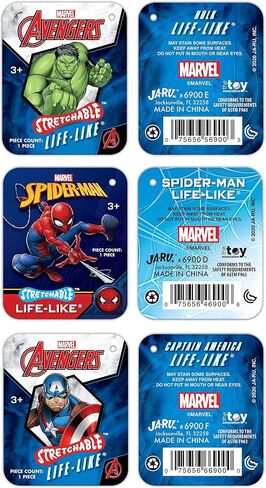 JA-RU (بطل واحد تم اختياره عشوائيًا من Marvel Avengers ألعاب قابلة للتمدد، ألعاب أبطال سحق وسحب، هالك كابتن أمريكا وسبايدرمان القلق، لعبة تململ مهدئة، لعبة الإجهاد للأطفال والأولاد، لعبة DE-6900-1 in Saudi Arabia
