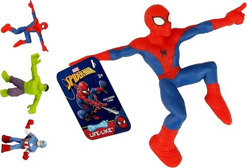JA-RU (بطل واحد تم اختياره عشوائيًا من Marvel Avengers ألعاب قابلة للتمدد، ألعاب أبطال سحق وسحب، هالك كابتن أمريكا وسبايدرمان القلق، لعبة تململ مهدئة، لعبة الإجهاد للأطفال والأولاد، لعبة DE-6900-1 in Saudi Arabia
