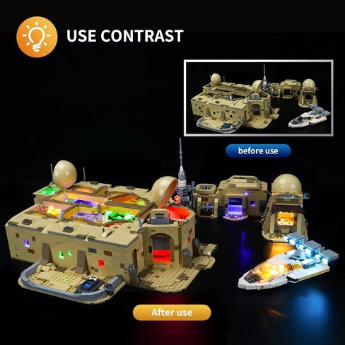 Vaodest LED Light for Lego Wars Death Star Trench Run Diorama 75329 Building Blocks Model Set, Design and Configuration Compatible with Model 75329 (LED Light Only, Not Building Block Kit) in Kuwait