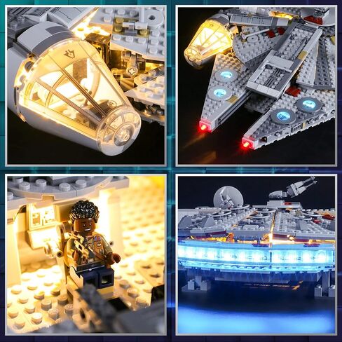 Vaodest LED Light for Lego Wars Death Star Trench Run Diorama 75329 Building Blocks Model Set, Design and Configuration Compatible with Model 75329 (LED Light Only, Not Building Block Kit) in Kuwait