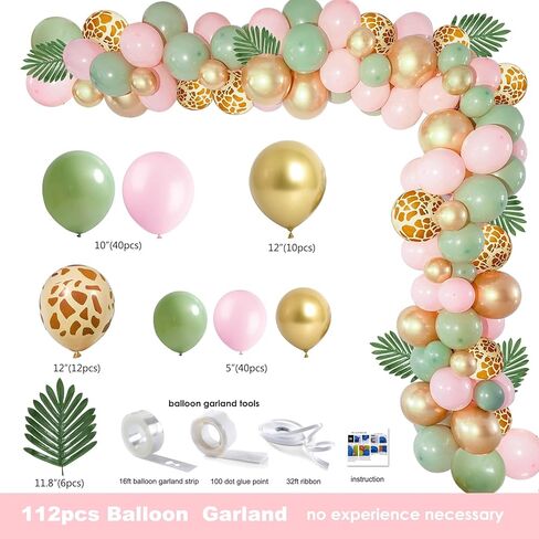 YSHMFEUX Young Wild & Three Birthday Decorations Supplies, Wild Three Birthday Decorations for Girl, Jungle Safari Animal 3rd Birthday Decorations Girl, Wild And Three Backdrop Balloons Arch Cake Topper in Kuwait