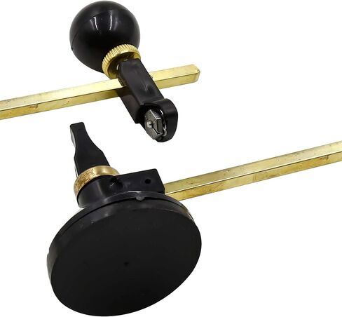 Circular Glass Cutter 30cm/ 11.8" Max.Round Dia Adjustable Compasses Type Suction Cup Cutter in Saudi Arabia