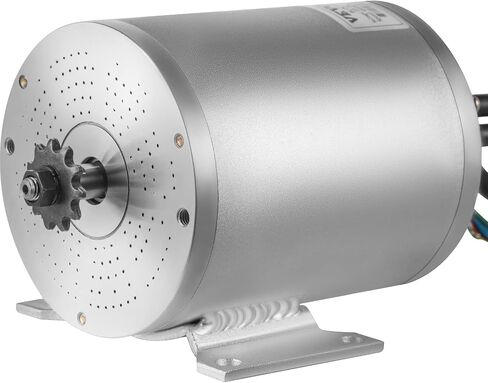 VEVOR طقم محرك بدون فرش، 2KW 48V 42A طقم محرك بدون فرشاة عالي السرعة 4300 دورة في الدقيقة محرك سكوتر كهربائي مع دعامة تثبيت، محرك Go Kart للدراجات النارية، جهاز التحكم في السرعة، دواسة الوقود، الدراجة الإلكترونية in Kuwait