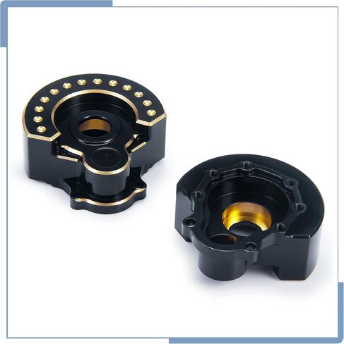 Zolikar 2PCS RC Outer Portal Drive Housing Counterweight 93g for TRX4 Brass TRX-4 TRX-6 Upgrades in Saudi Arabia