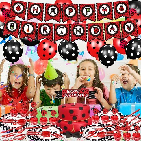 110 قطعة من لوازم حفلات الخنفساء لـ 20 طفلاً، تتضمن ديكورات حفلات أعياد الميلاد الكرتونية لافتات وغطاء للكيك وغطاء للكب كيك وأطباق وأدوات مائدة وبالونات ومستلزمات حفلات الخنفساء للأطفال والمشجعين in Kuwait