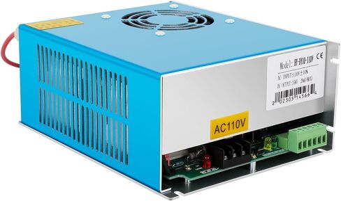 FAHKNS 80W Laser Power Supply for CO2 Laser Tubes, DY10-80W Laser Engraver Power Supply for 110V RECI W1/Z1/S1 CO2 Laser Tube in Kuwait