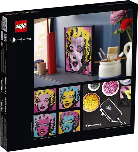LEGO Art Andy Warhol’s Marilyn Monroe 31197 Collectible Building Kit for Adults; an Excellent Gift for Adults to Make Stunning Wall Art at Home and Who Love Creative Building (3,341 Pieces) in Saudi Arabia