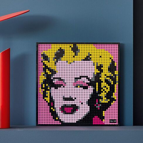 LEGO Art Andy Warhol’s Marilyn Monroe 31197 Collectible Building Kit for Adults; an Excellent Gift for Adults to Make Stunning Wall Art at Home and Who Love Creative Building (3,341 Pieces) in Saudi Arabia