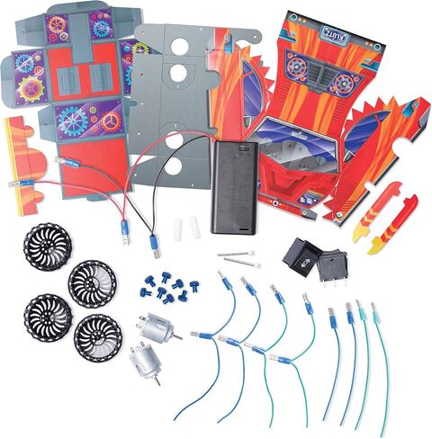 KLUTZ Wired Remote Race Car: Maker Lab STEM Kit, 9.8" x 2.5" x 11.8" in Saudi Arabia