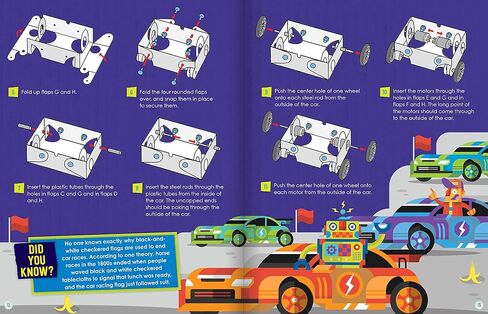 KLUTZ Wired Remote Race Car: Maker Lab STEM Kit, 9.8" x 2.5" x 11.8" in Saudi Arabia