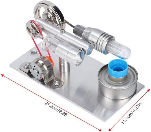 Stirling Engine, T Type Fan Hot Air Electricity Miniature Generator Stirling Engine Electricity Generator Stirling Engine Model Physics Steam in Saudi Arabia