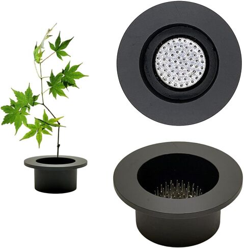 كوب من الالومنيوم الاسود مقاس 3 انش لحمل ماء الشفاه مع اداة كينزان اليابانية ايكيبانا مقاس 32 ملم يناسب سلك سلك المكتب 2 انش وحلقات غطاء فتحة وطاولة ضيوف الزفاف وترتيبات زهور صغيرة in Kuwait