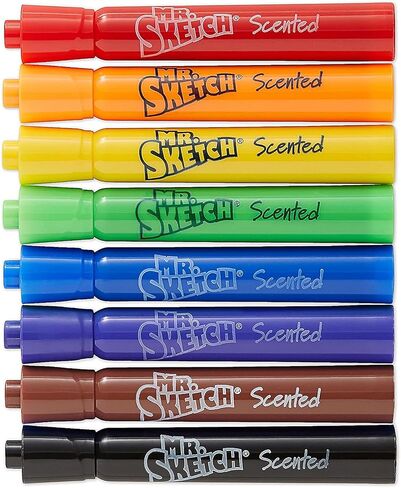 Mr. Sketch 1905070 Scented Watercolor Marker Chisel Tip 8 Colors 8/Set in Kuwait