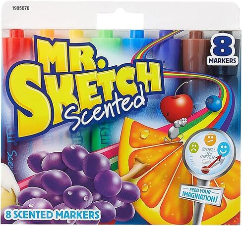 Mr. Sketch 1905070 Scented Watercolor Marker Chisel Tip 8 Colors 8/Set in Kuwait