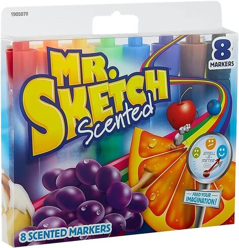 Mr. Sketch 1905070 Scented Watercolor Marker Chisel Tip 8 Colors 8/Set in Kuwait