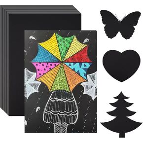 30 ورقة من الورق المقوى الاسود 8.5 انش × 11 انش in Kuwait