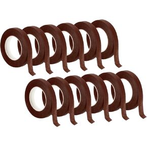 PATIKIL 30 Yard Floral Tapes, 12 Roll Florist Tape Crepe Paper Flowers Bouquets Tapes Waterproof for Bouquet Stem Wrapping, Pink (27 Meters) in Kuwait