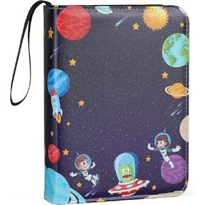 مجلدات بطاقات تداول 4 جيوب لـ 400 بطاقة، نمط رائد فضاء صغير للأولاد والبنات in Kuwait