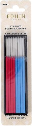Bohin Chalk Cartridge Set Refill-Assorted Colors 16/Pkg (91483) in Saudi Arabia