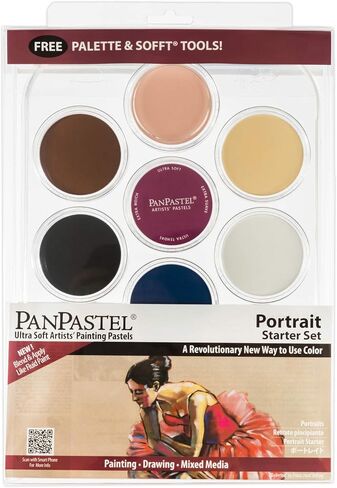 PanPastel 30073 مجموعة ألوان باستيل فائقة النعومة للفنانين مكونة من 7 ألوان مع أدوات ناعمة وصينية لوحة الألوان in Kuwait