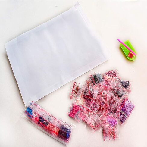 طقم رسم ماسي 5D DIY أرقام للبالغين، 40.64 سم × 30.48 سم لوحات DIY كريستال حجر الراين الماس التطريز كامل حفر الصليب مجموعة صور فنية حرفية لديكور المنزل (سحر البحر، 40.64 سم × 30.48 سم) in Kuwait