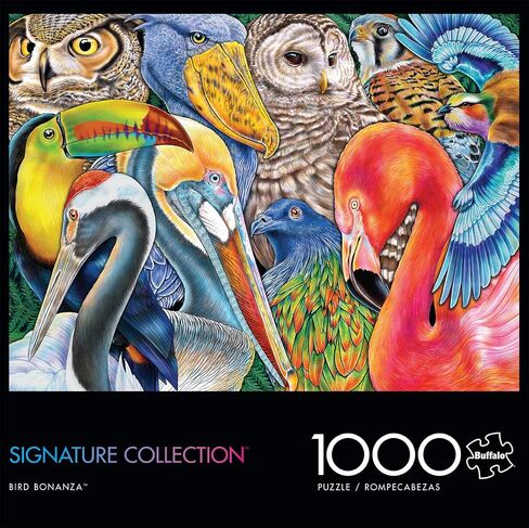 Buffalo Games - Bird Bonanza - 1000 Piece Jigsaw Puzzle for Adults Challenging Puzzle Perfect for Game Nights - 1000 Piece Finished Size is 26.75 x 19.75 in Saudi Arabia