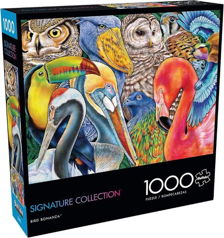 Buffalo Games - Bird Bonanza - 1000 Piece Jigsaw Puzzle for Adults Challenging Puzzle Perfect for Game Nights - 1000 Piece Finished Size is 26.75 x 19.75 in Saudi Arabia