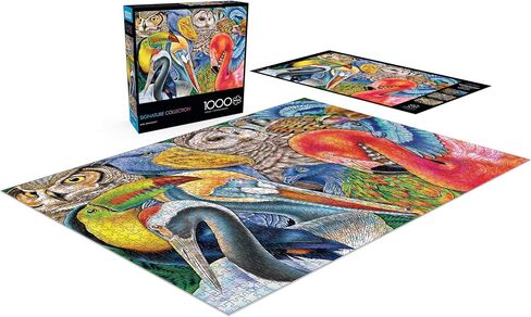 Buffalo Games - Bird Bonanza - 1000 Piece Jigsaw Puzzle for Adults Challenging Puzzle Perfect for Game Nights - 1000 Piece Finished Size is 26.75 x 19.75 in Saudi Arabia