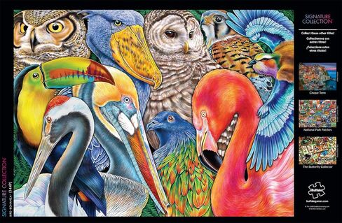 Buffalo Games - Bird Bonanza - 1000 Piece Jigsaw Puzzle for Adults Challenging Puzzle Perfect for Game Nights - 1000 Piece Finished Size is 26.75 x 19.75 in Saudi Arabia