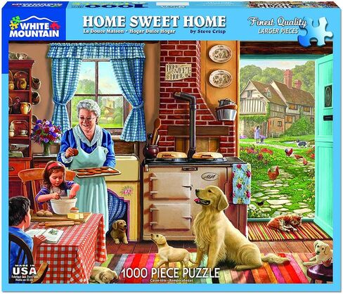 White Mountain Puzzles Home Sweet Home - 1000 Piece Jigsaw Puzzle in Saudi Arabia
