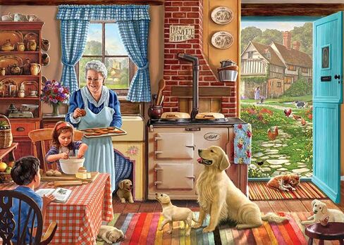 White Mountain Puzzles Home Sweet Home - 1000 Piece Jigsaw Puzzle in Saudi Arabia