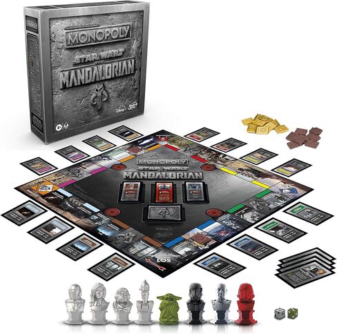 Monopoly: Star Wars The Mandalorian Edition Board Game, Protect The Child (Baby Yoda) from Imperial Enemies in Saudi Arabia