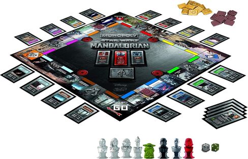 Monopoly: Star Wars The Mandalorian Edition Board Game, Protect The Child (Baby Yoda) from Imperial Enemies in Saudi Arabia