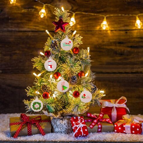 Lainrrew 30 Pcs Wooden Cutouts, Unfinished Wooden Ornaments Christmas Tree Hanging Ornaments Wood Slices with Jute Twine for Christmas Holiday Decorations DIY Crafts (Christmas Tree) in Kuwait
