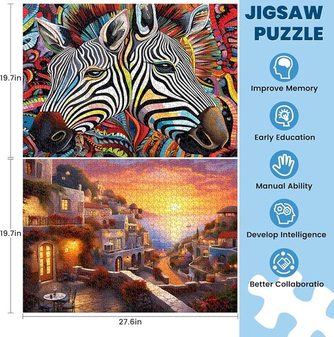 احجية تركيب الصور المقطوعة للبالغين من ايدسيجن، 1000 قطعة، 2000 قطعة للبالغين، 1000 قطعة للبالغين من 2000 قطعة فما فوق in Kuwait