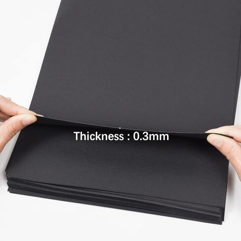 30 ورقة من الورق المقوى الاسود 8.5 انش × 11 انش in Kuwait