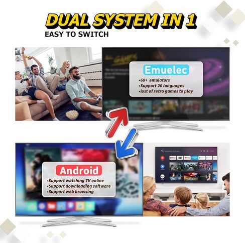 وحدات تحكم ألعاب الفيديو Super Console X Cube Retro Game Console مع أكثر من 60,000 لعبة كلاسيكية، وحدات تحكم ألعاب، نظام ألعاب التوصيل، 2 وحدة تحكم ألعاب لاسلكية (256 جيجا) in Kuwait