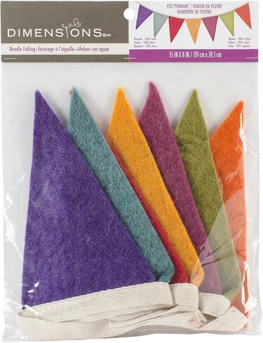 DIMENSIONS Crafts 72-74010 Wool Pennant Banner for Needle Felting in Saudi Arabia