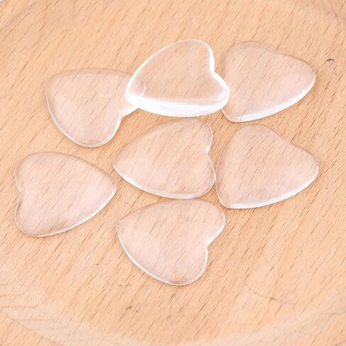 Reidgaller 10pcs Stainless Steel 25mm Bow Heart Cabochon Earring Setting Blanks with Clear Glass DIY Ear Hooks Findings for Jewelry Making in Saudi Arabia
