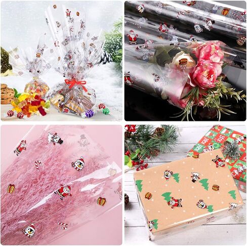 NUOBESTY Clear Cellophane Wrap Roll Cellophane Bags Wrappings Celophane Basket Wrapfor Craft Basket for Arts & Crafts Gift Baskets(3000x40cm) in Saudi Arabia